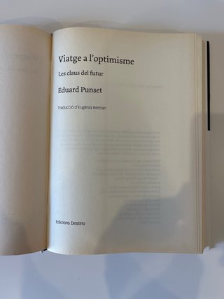 Viatge a l'optimisme - Eduard Punset