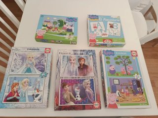 Puzzles Peppa Pig y Frozen