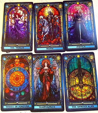 Tarot Vidrieras de Catedral (Stained Glass Tarot)