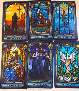 Tarot Vidrieras de Catedral (Stained Glass Tarot)