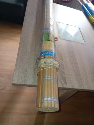 Persiana de bambú enrollable