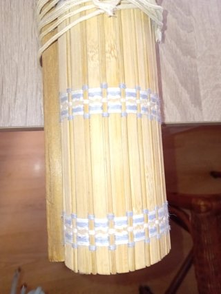 Persiana de bambú enrollable
