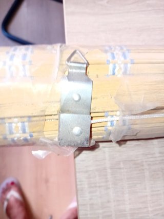 Persiana de bambú enrollable