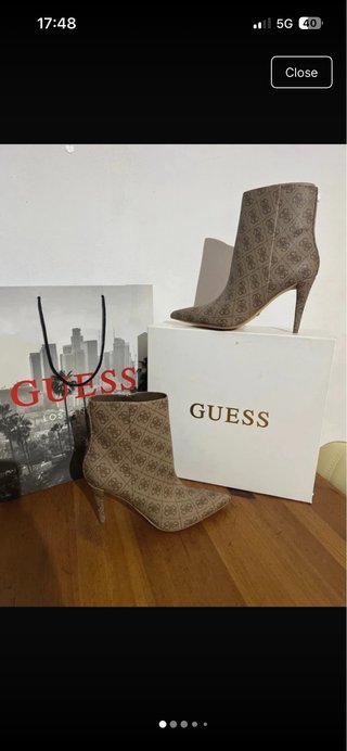 Botines Guess Mujer EU 39 Nuevos Originales