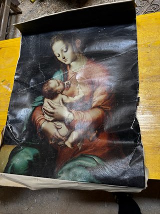 Lienzo Virgen de la Leche