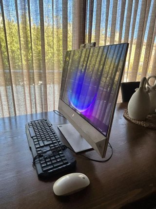 Pantalla HP All-in-One 24-xa0xxx Blanco/Plata