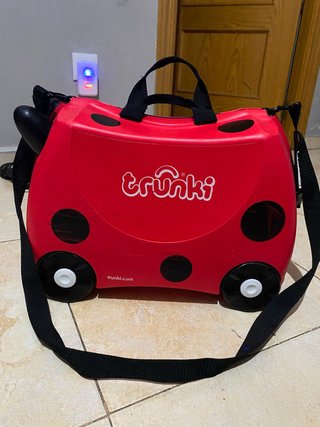 Maleta infantil mariquita roja