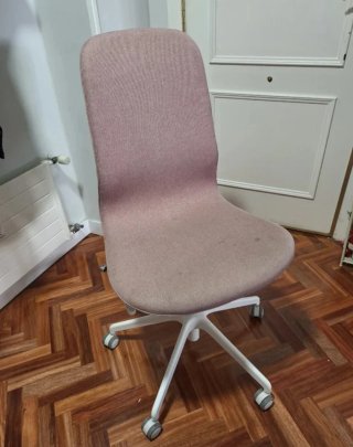 Silla de oficina IKEA rosa
