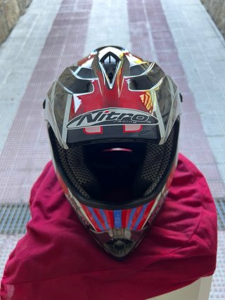 Casco Moto cross Nitro MX417 Talla S