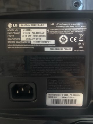 Televisión Monitor LG Flatron