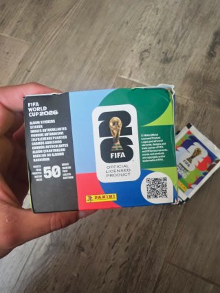 Caja Panini Mundial 2026 Original (50 Sobres) New