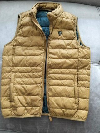 Chaleco acolchado beige Talla 11-12