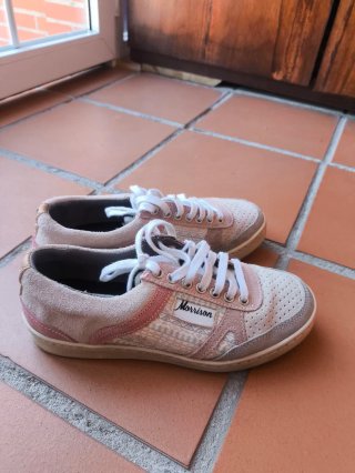 Zapatillas Morrison T36 Rosa y Gris
