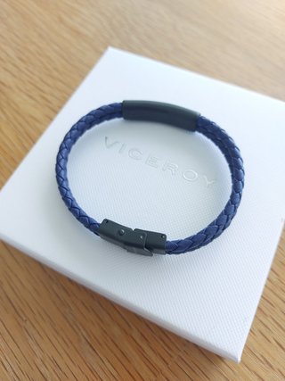 Pulsera Viceroy trenzada azul y negra