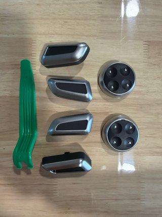 Kit 6 Embellecedores Asientos Audi A3 Q3