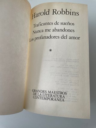 Harold Robbins – Traficantes de sueños –1ª edición
