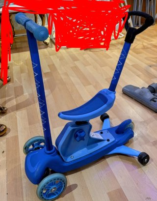 Patinete Infantil 3 Ruedas Azul