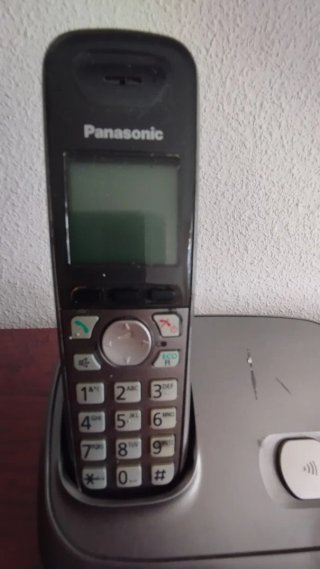 Teléfono Inalámbrico Panasonic Negro/Gris