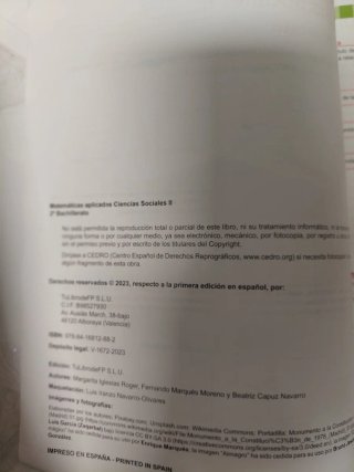 MATEMÁTICAS APLICADAS CIENCIAS SOCIALES II 2º B...