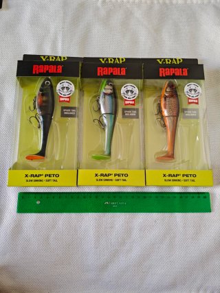 3x Señuelos Rapala X-Rap Peto 14cm