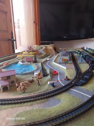 Maqueta de Tren Ibertren 801 vía 3N + caja +trenes