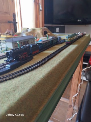 Maqueta de Tren Ibertren 801 vía 3N + caja +trenes