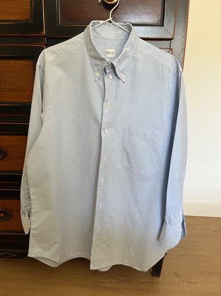 Camisa Armani Collezioni Azul Talla 43
