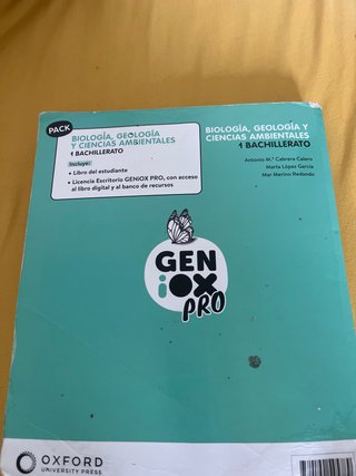 Biología, Geología y CC. Ambientales 1º Bachiller