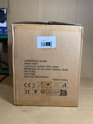 Cortadora de fiambre Vevor 250B 220-240V 250mm