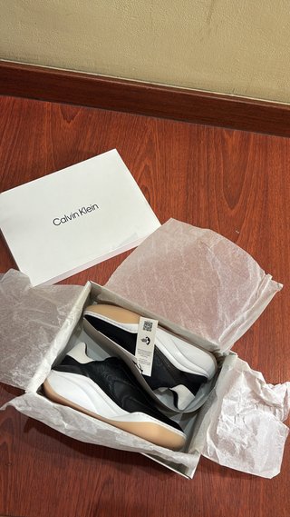 Calvin Klein Zapatillas Negras/Blancas T37