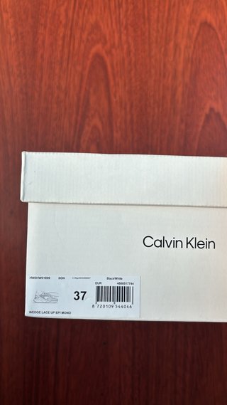 Calvin Klein Zapatillas Negras/Blancas T37