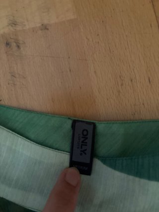 Blusa verde cuello halter