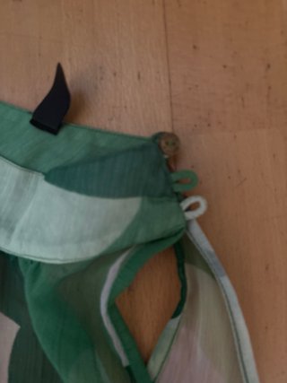 Blusa verde cuello halter