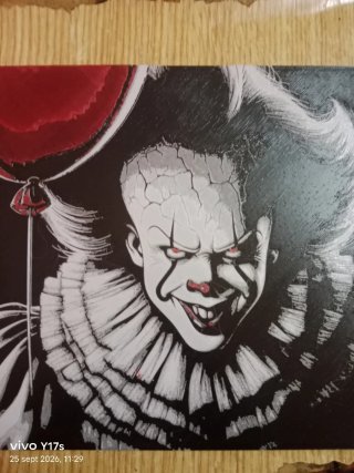 Cuadro Litofanía 3D - Pennywise It / Stephen King