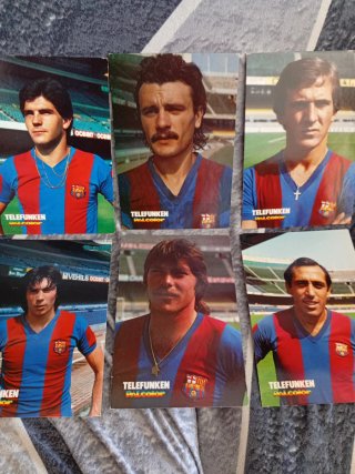 Postales F.C. Barcelona 78-79 Telefunken