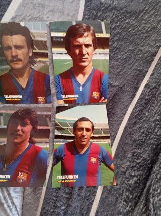 Postales F.C. Barcelona 78-79 Telefunken