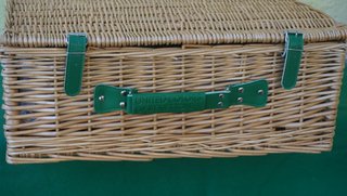 Cesta Picnic Benetton Mimbre 55x43x20cm nueva leer