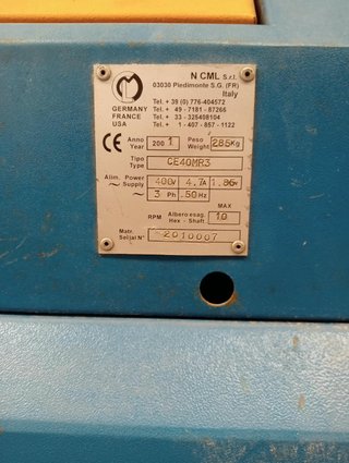 Curvadora de perfiles ERCOLINA CE40MR3