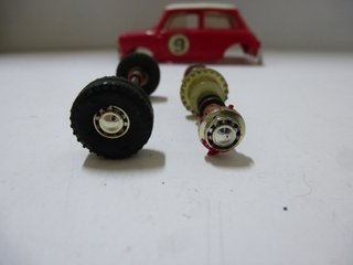 Scalextric UK EJES PARA COCHE REF. C7 MINI COOPER