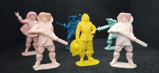 Lote Figuras Mosqueteros Jecsan.