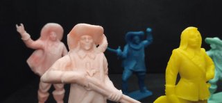 Lote Figuras Mosqueteros Jecsan.