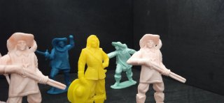 Lote Figuras Mosqueteros Jecsan.
