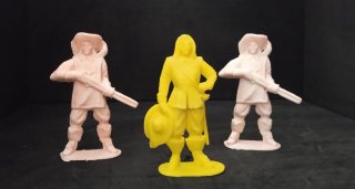 Lote Figuras Mosqueteros Jecsan.