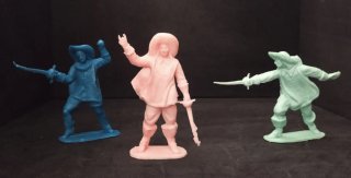 Lote Figuras Mosqueteros Jecsan.