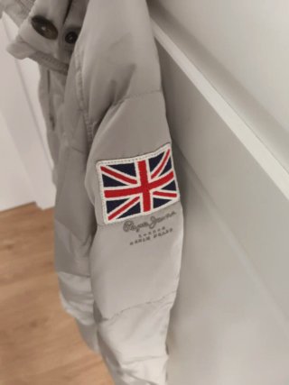 Abrigo Acolchado Pepe Jeans Gris