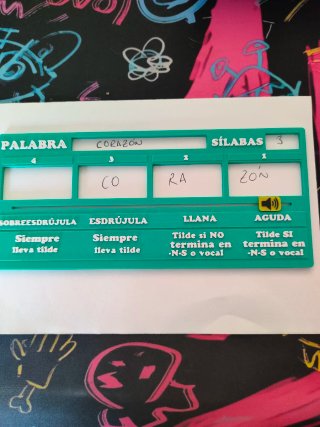 Regla de acentuación didáctica