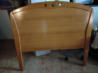 Cabecero 112 cmsde madera para cama