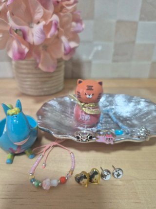 Set de Joyas Infantil,pintauñas y joyero azul