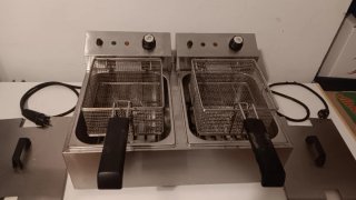 Freidora Industrial Doble EUTRON 6+6L