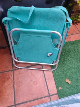 Set de 2 Sillas de Playa Turquesas